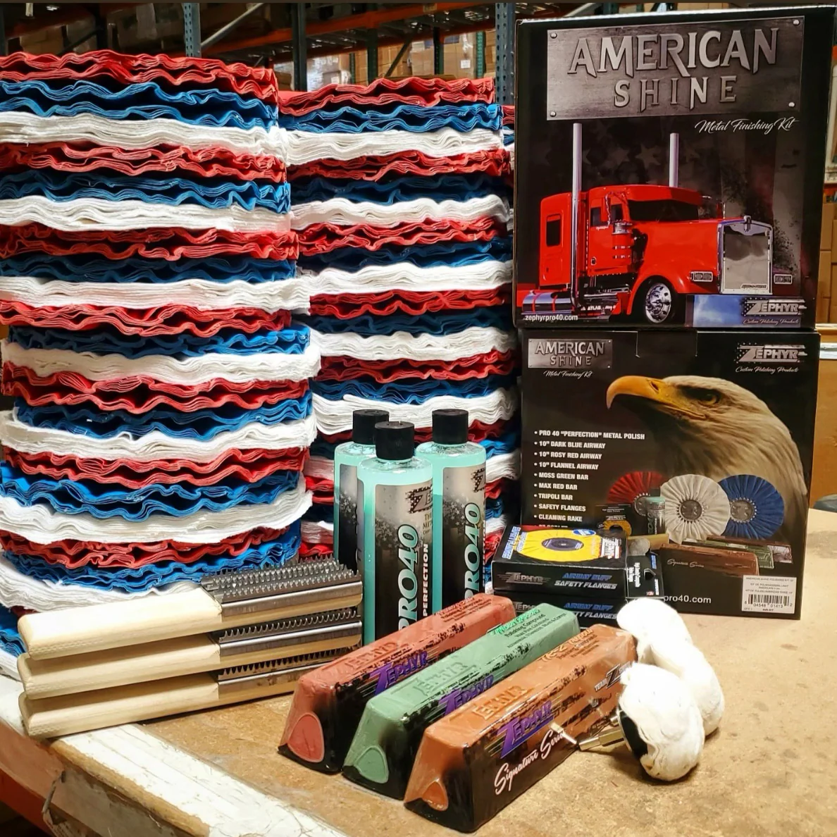 Zephyr American Shine Metal Finishing Kit - Thumbnail 2