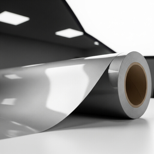 Example of Brushed Aluminum vehicle wrap material