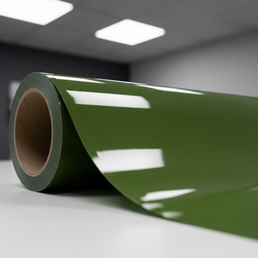 Example of Matte Military Green vehicle wrap material