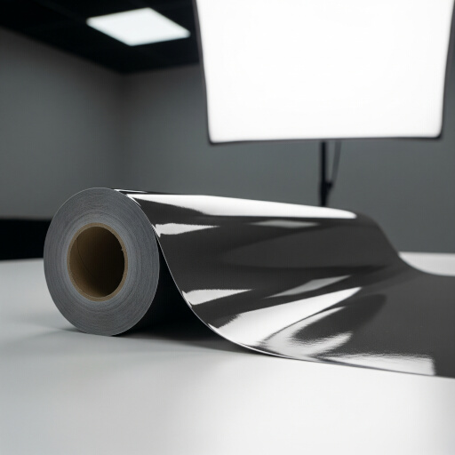 Example of Satin Dark Grey vehicle wrap material